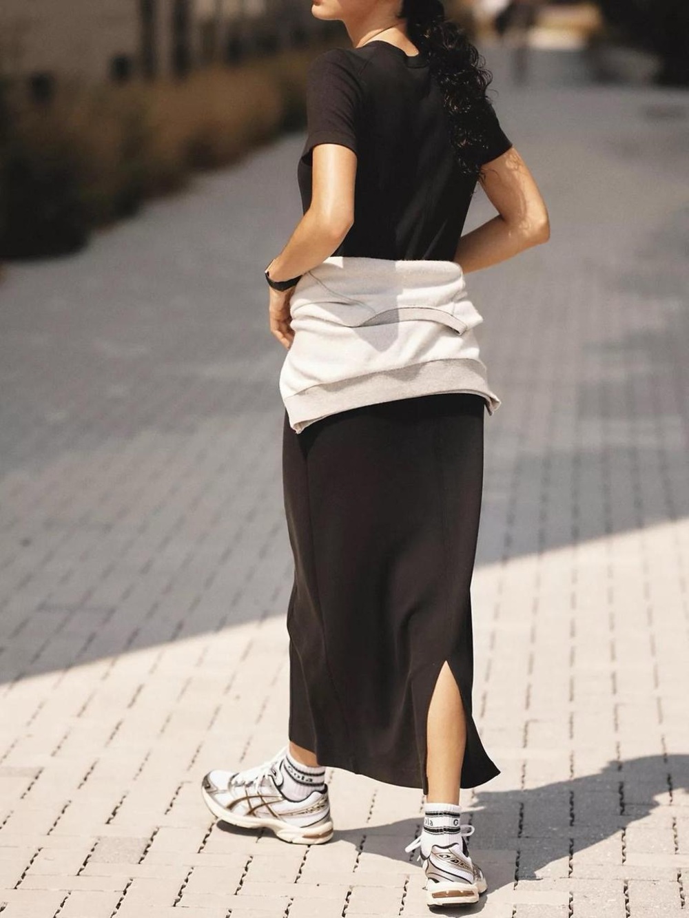 Varley Hattie black maxi dress